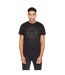 T-shirt zoomout homme noir Duck and Cover