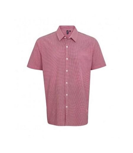 Chemise homme rouge / blanc Premier