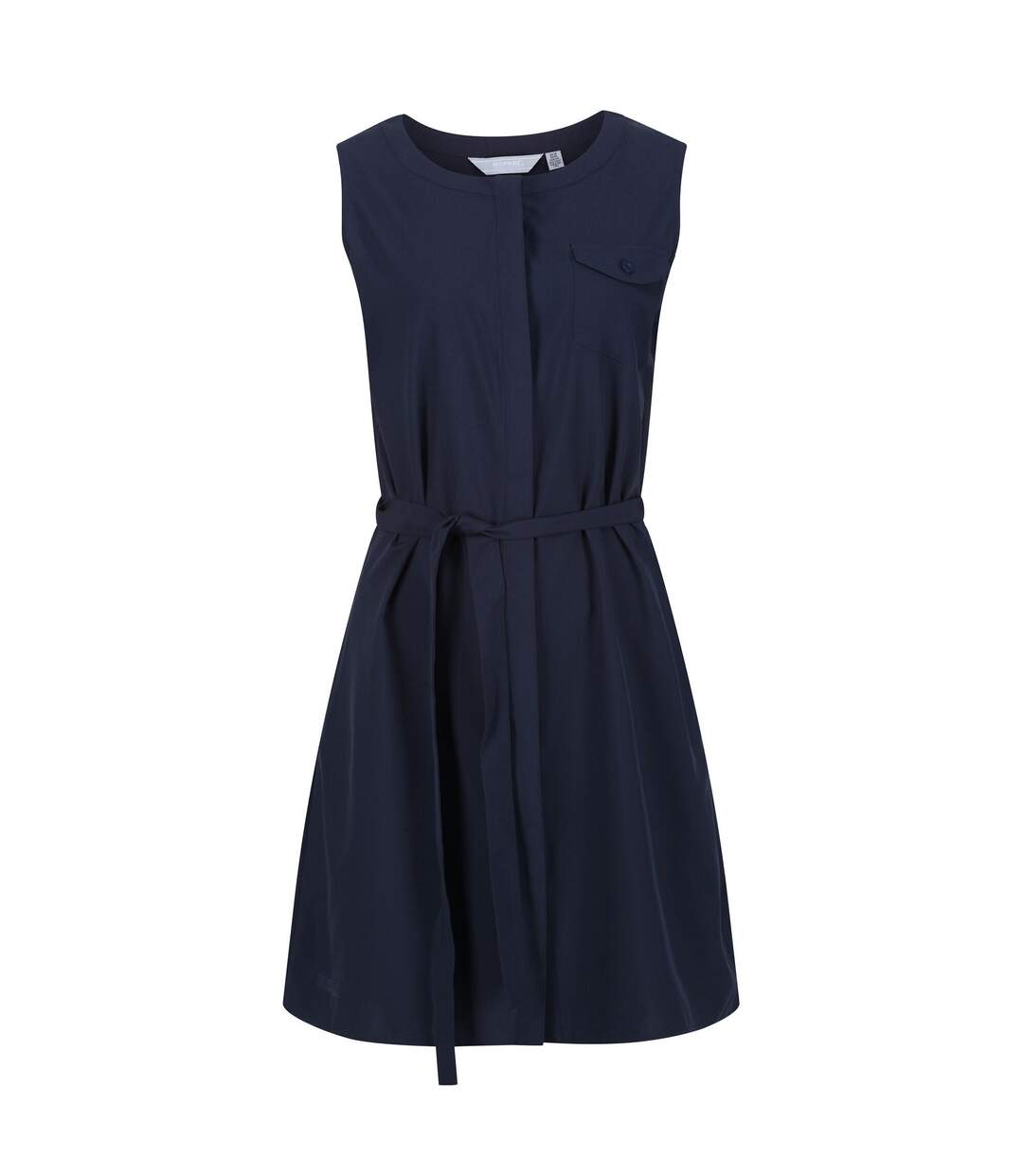 Womens/ladies Highton Stretch Shirt Dress Navy Regatta-2