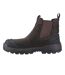 Mens Striver Xl Leather Safety Boots Brown Yellow Caterpillar-4