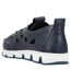 Chaussures Style Découpé Femme Bleu Marine Rieker-2