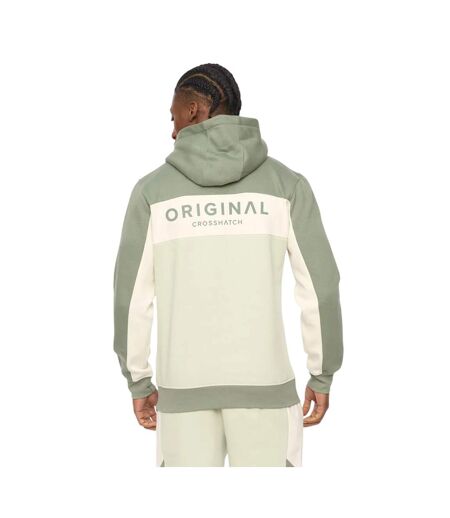 Sweat À Capuche Castlebay Homme Vert Kaki Clair Crosshatch