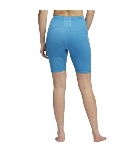 Womens/ladies Fitness Shorts Blue Adidas