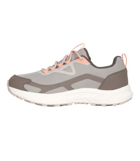Womens/ladies Magnitude Outdoor Waterproof Walking Trainers Light Brown Mountain Warehouse