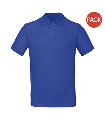 Polos homme bleu B&C