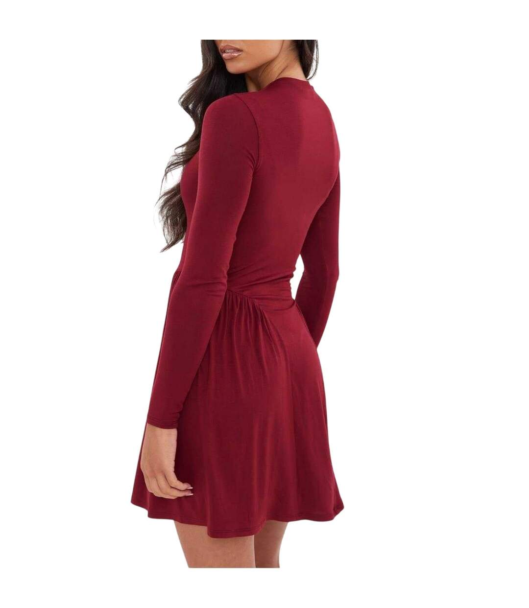 Robe Courte Femme Bordeaux I Saw It First-3