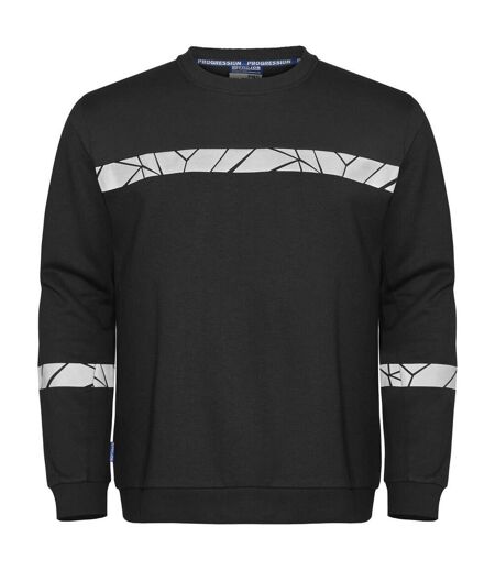 Mens Progression Hi-vis Sweatshirt Black Projob
