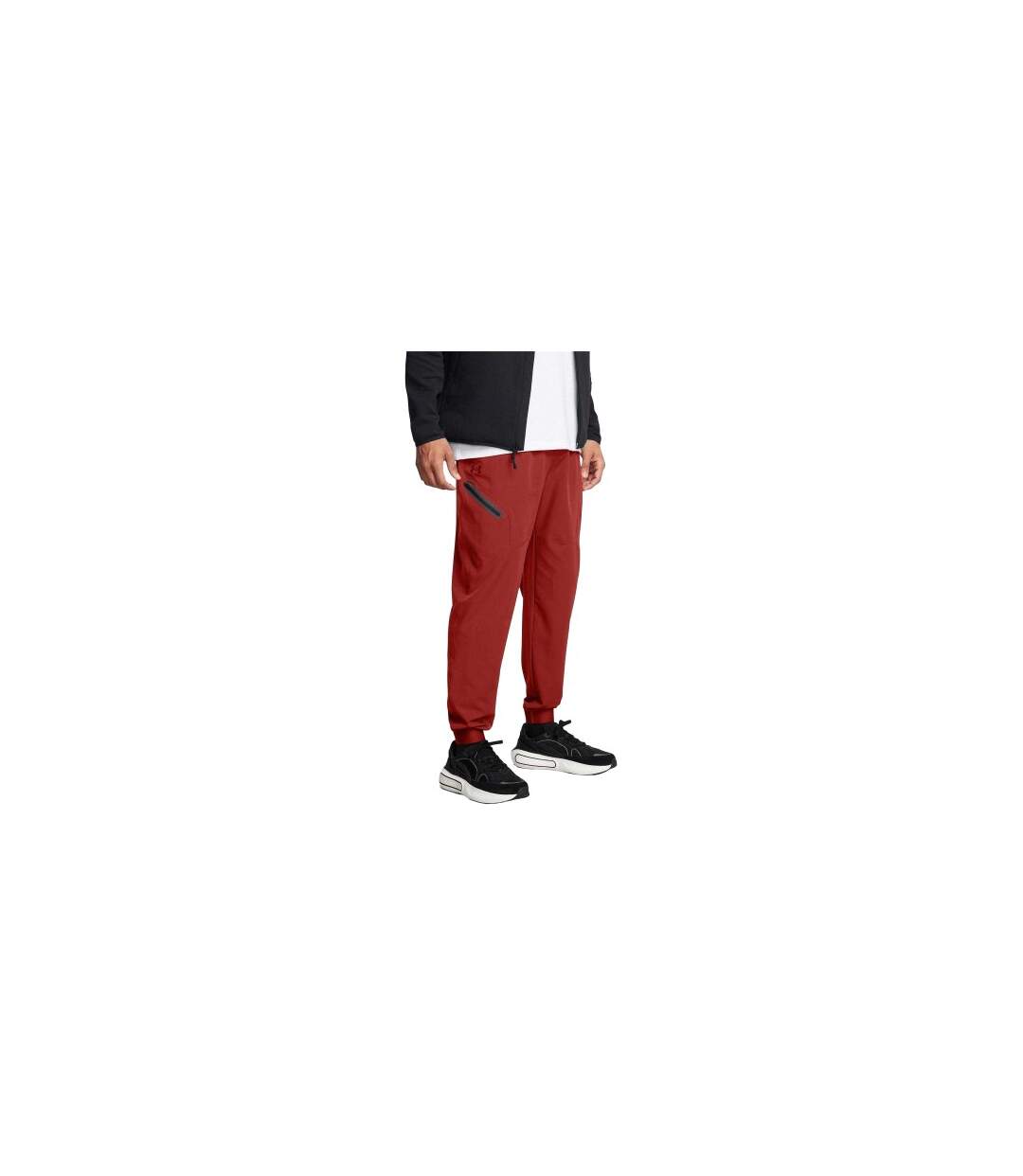 Mens Unstoppable Woven Joggers Orange Under Armour-1