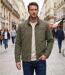 WINCHESTER BRYAN1 — Blouson zippé gris : confort respirant en pur coton-5