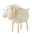 Statuette Déco Renne Bonnet 34cm Crème-1