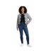 Womens/ladies Gingham Jacket Monochrome I Saw It First-4
