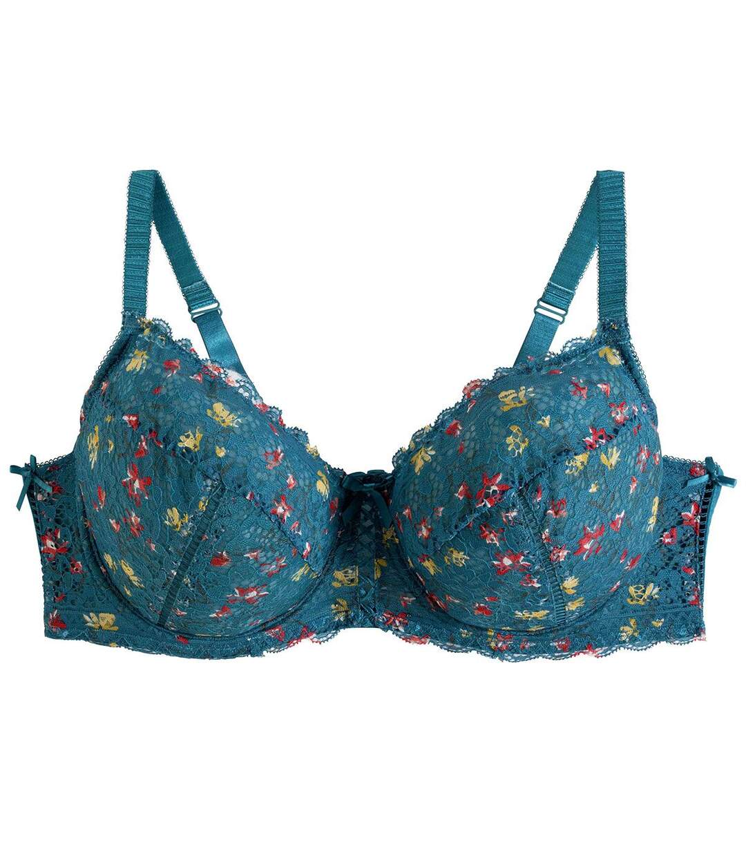 Soutien-gorge à armatures grand maintien turquoise/kaki Elena