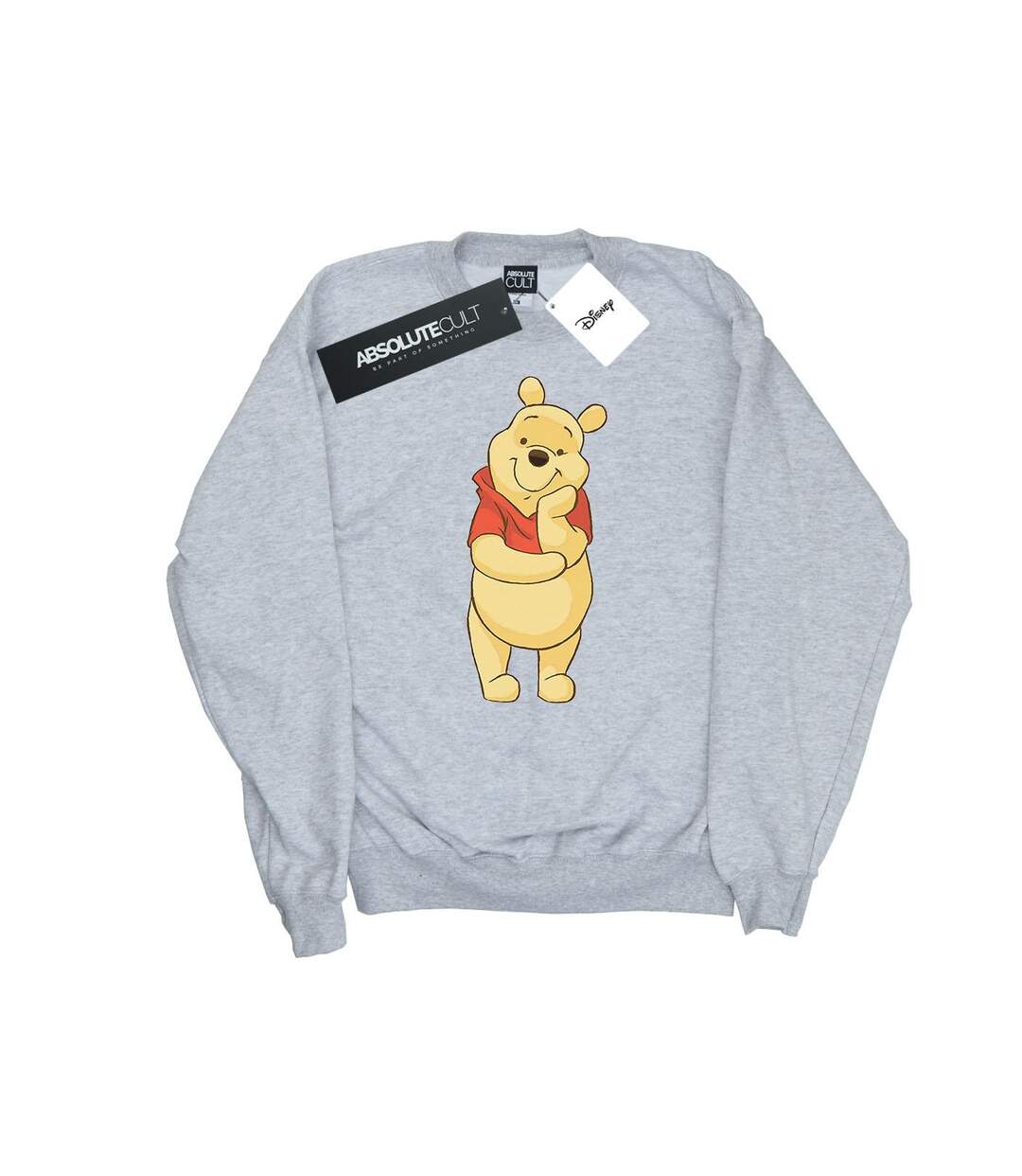Disney Sweat-shirt Winnie The Pooh Cute Womens/Ladies (Gris sportif) - UTBI42919-1