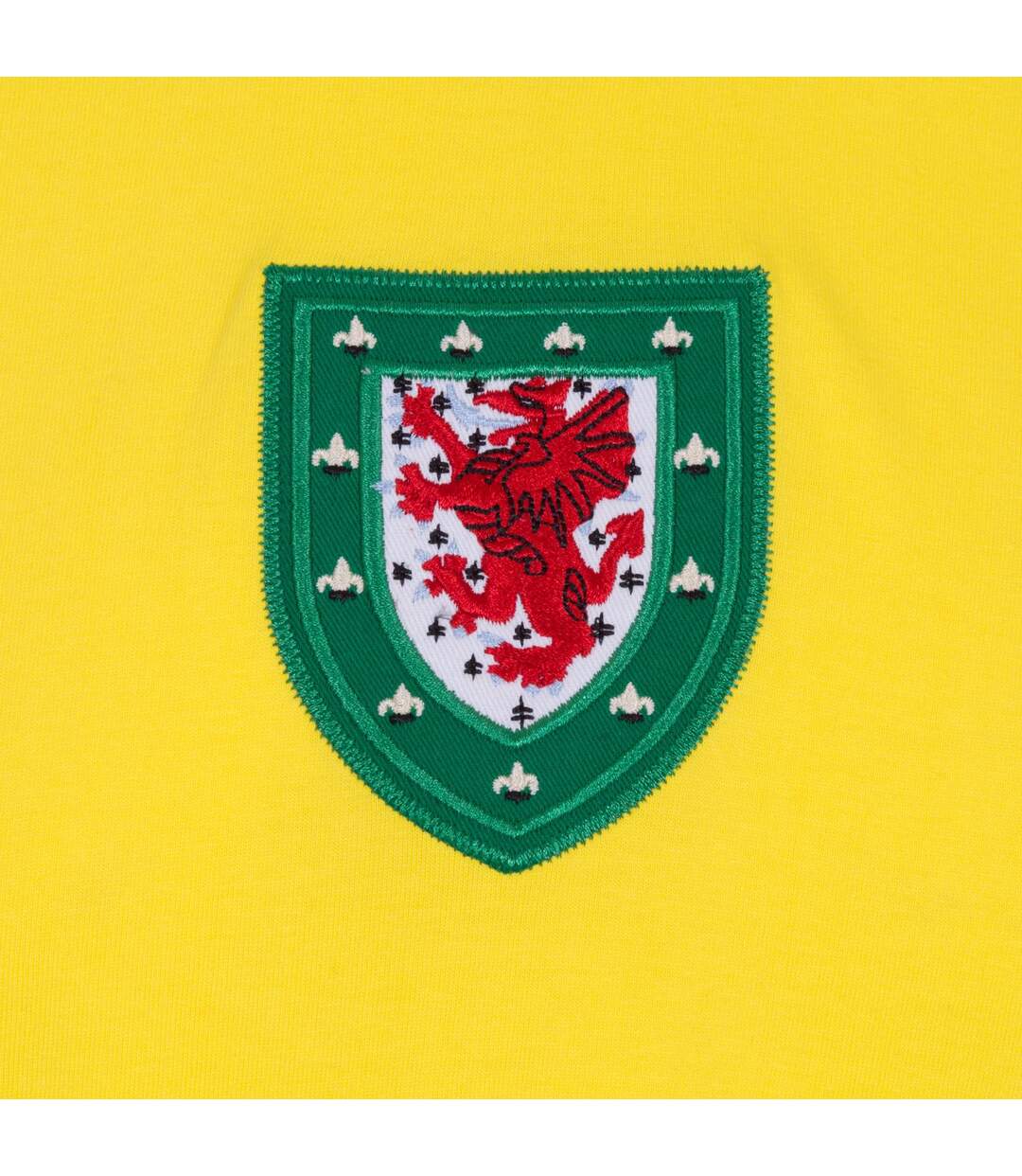 Mens 1976 John Toshack Retro Away Shirt Yellow FA Wales-4