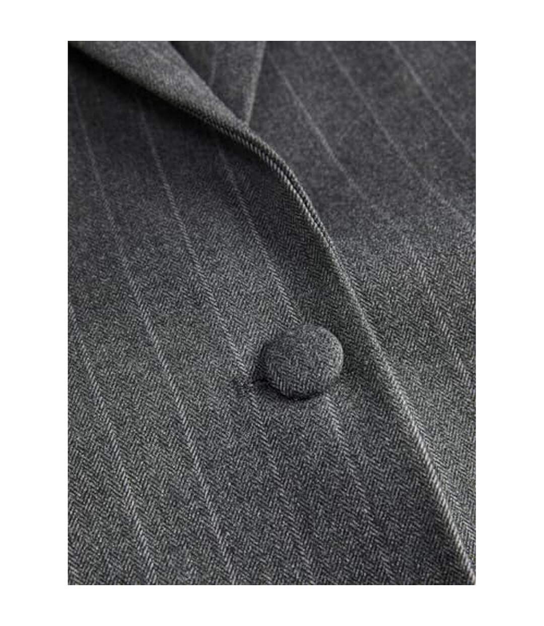 Womens/ladies Mary Stripe Single-breasted Blazer Grey Melange JJXX-4
