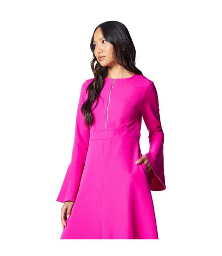 Robe mi-longue femme rose Principles