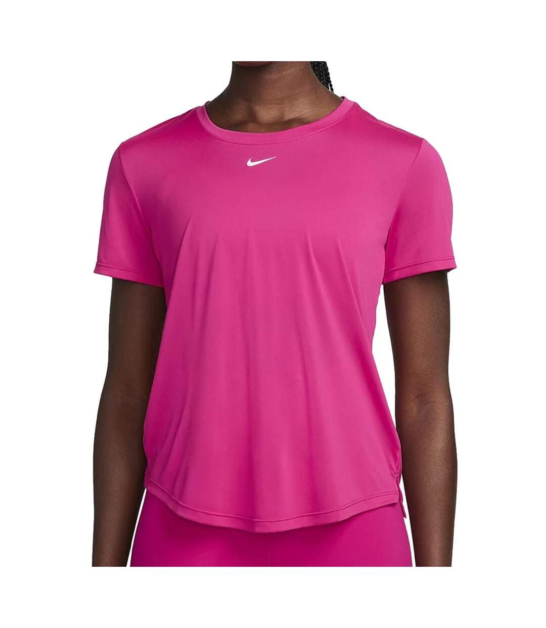 T-shirt Rose Femme Nike One Df - M-1