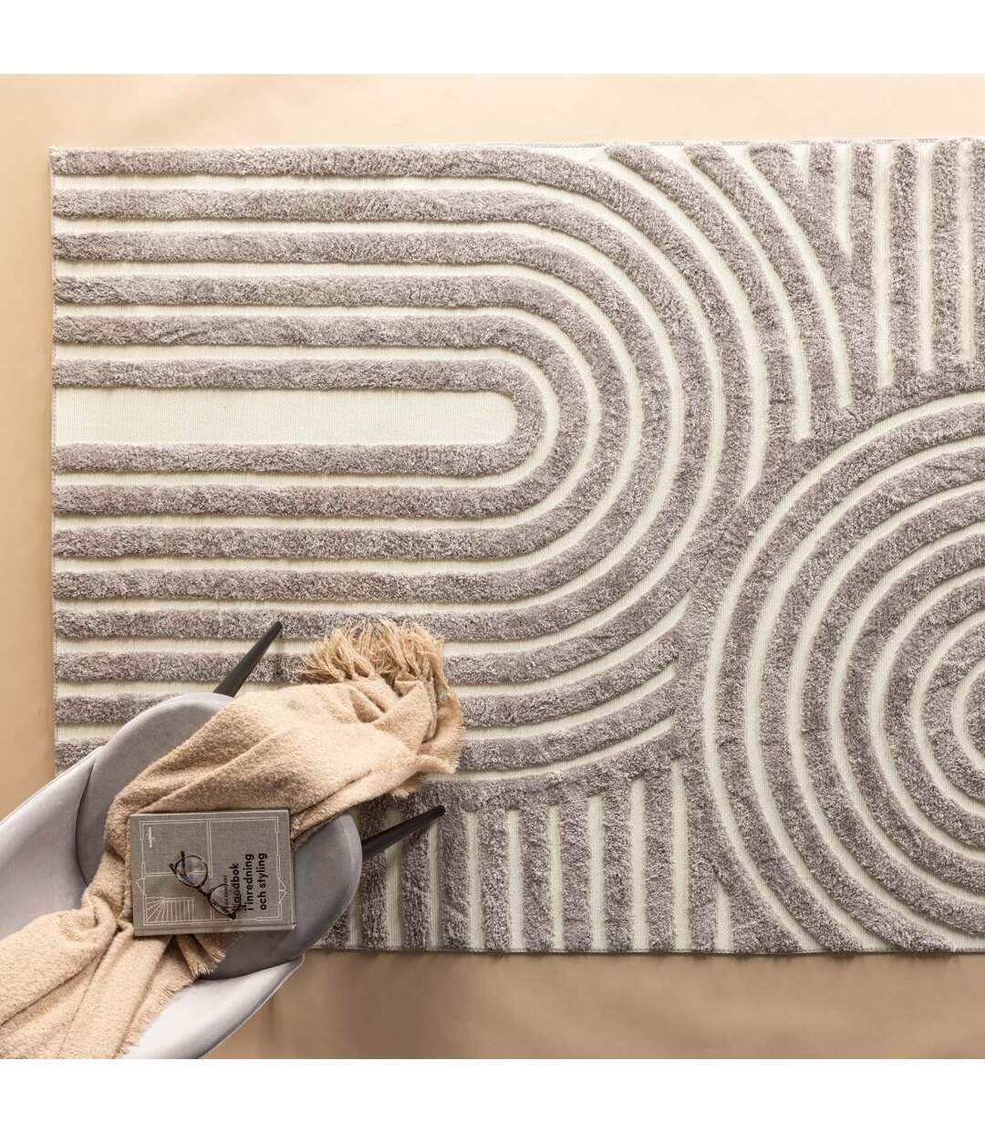 Tapis Déco Nikita 200x290cm Gris-4