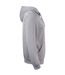 Unisex Adult Basic Active Pullover Hoodie Grey Melange Clique-4