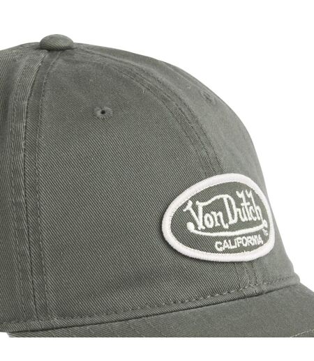 Casquette dad cap en sergé de coton avec patch brodé Log Vondutch