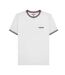 T-shirt Ss25 Homme Blanc Bleu Marine Rouge Lambretta-2