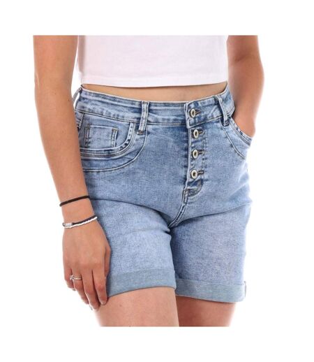 Short bleu femme monday premium long medium - l