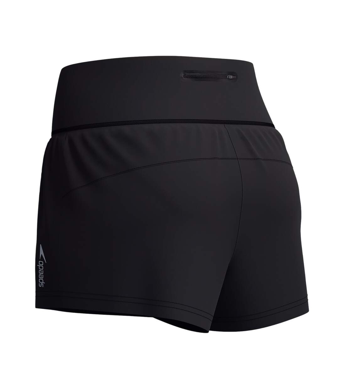 Womens/ladies Lookout Swim Shorts Black Speedo-4