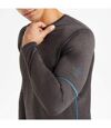 Umbro Mens Pro Training Long-Sleeved T-Shirt (Black Marl)