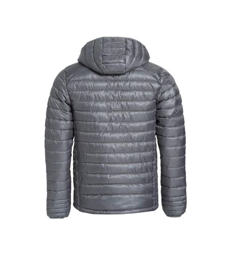 Mens Hudson Padded Jacket Grey Clique