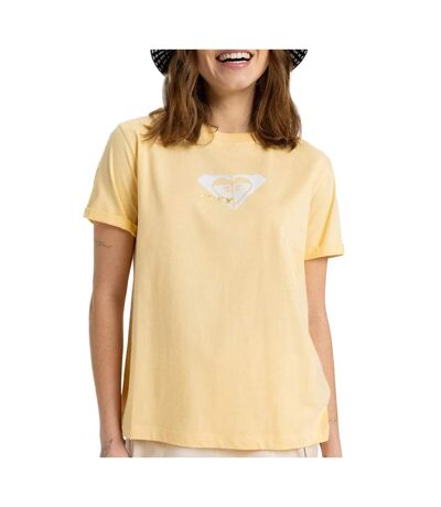 T-Shirt jaune femme roxy ocean regular - l