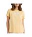 T-Shirt jaune femme roxy ocean regular - l-1