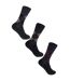 3 Pack Mens Non Elastic Lambs Wool Blend Socks with Loose Top-3