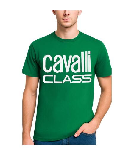 T-shirt Motif/style Vif Homme Vert Cavalli Class
