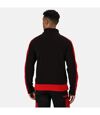 Regatta Mens Contrast Fleece Jacket (Black/Classic Red) - UTRG3568