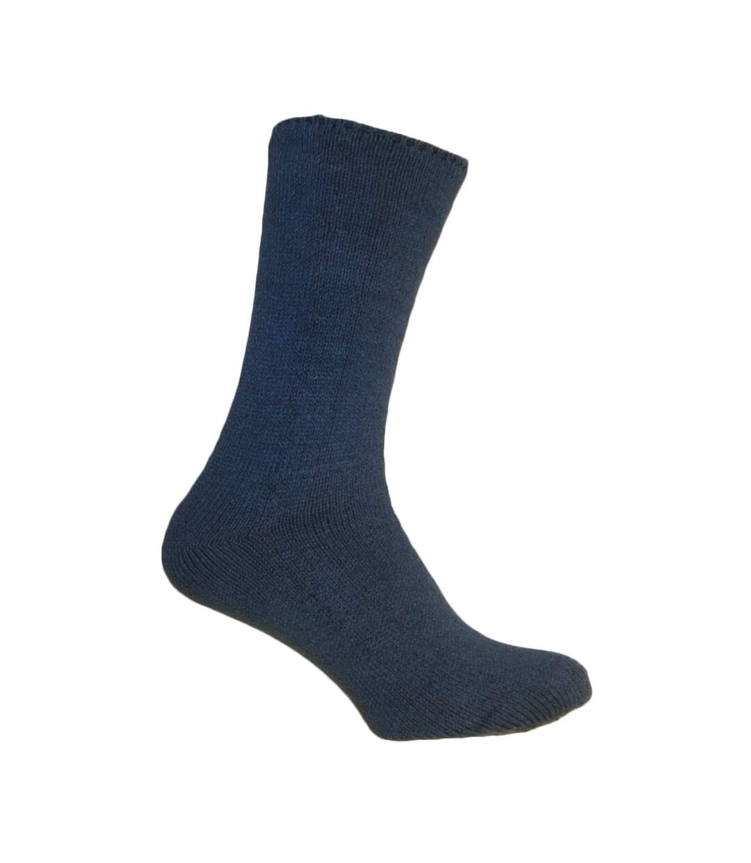 Chaussettes thermiques homme bleu marine Simply Essentials