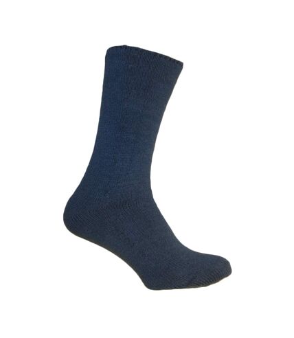 Simply Essentials Mens Heat For Your Feet Thermal Socks (Navy) - UTUT1559