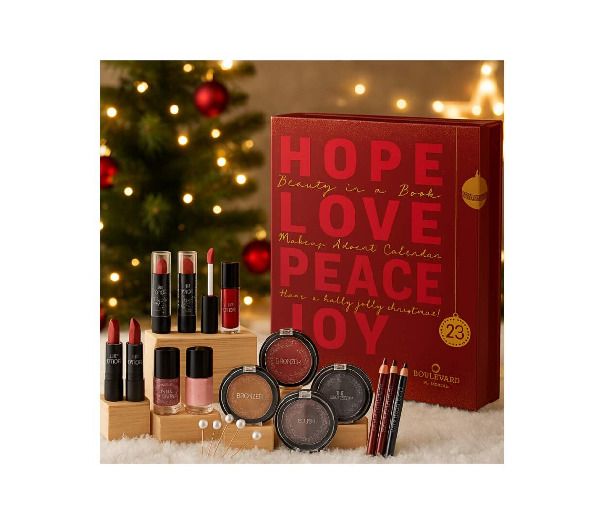 Calendrier de l'Avent maquillage et accessoires Nuit étoilée-1
