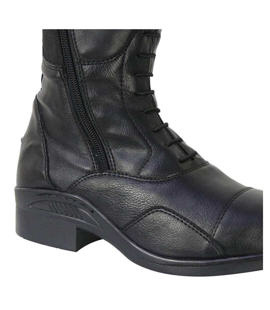 Womens/ladies formia long riding boots black HyLAND-2