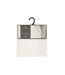 Lot de 4 Serviettes de Table Chambray 40x40cm Ecru-3