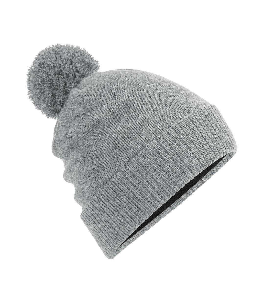 Water repellent snowstar beanie heather grey Beechfield-1