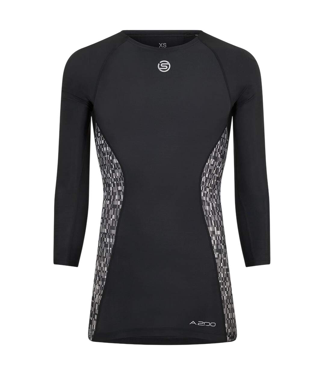 Mens A200 Long-sleeved Top Black Skins-1