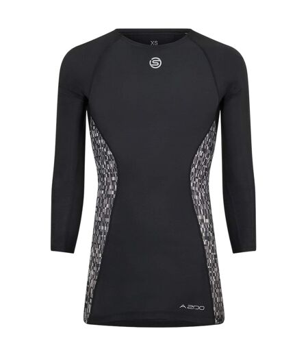 Mens A200 Long-sleeved Top Black Skins
