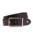 Ceinture marron cuir homme lacoste 35 reversible-1