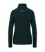 Womens/ladies Rib Knit Regular Raglan Pullover Dark Green Boss-2