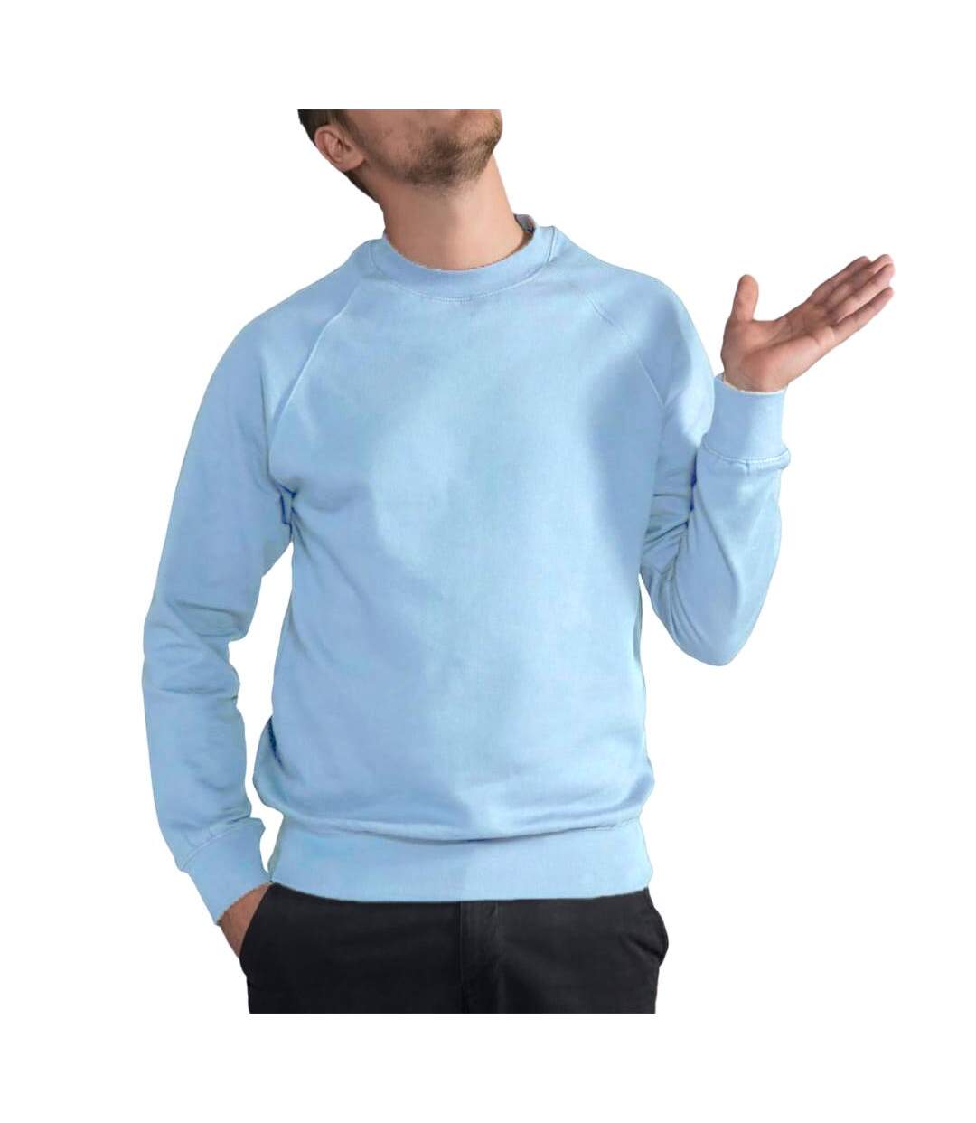 Sweatshirt À Manches Longues Homme Bleu Ciel SG-1