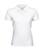Polo À Manches Courtes 100% Coton Femme Blanc Tee Jays-2