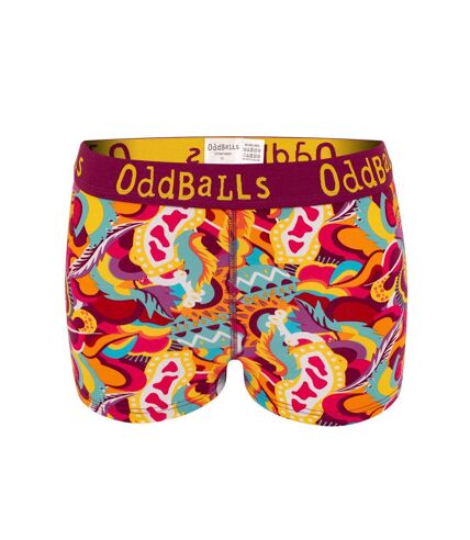 Womens/ladies festival boxer shorts multicoloured OddBalls