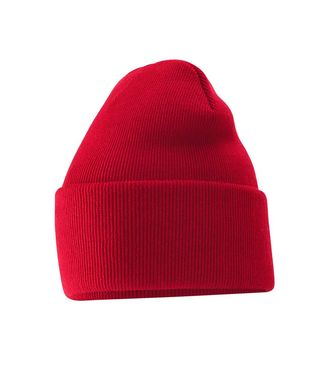 Bonnet À Revers Original Adulte Rouge Classique Beechfield-1