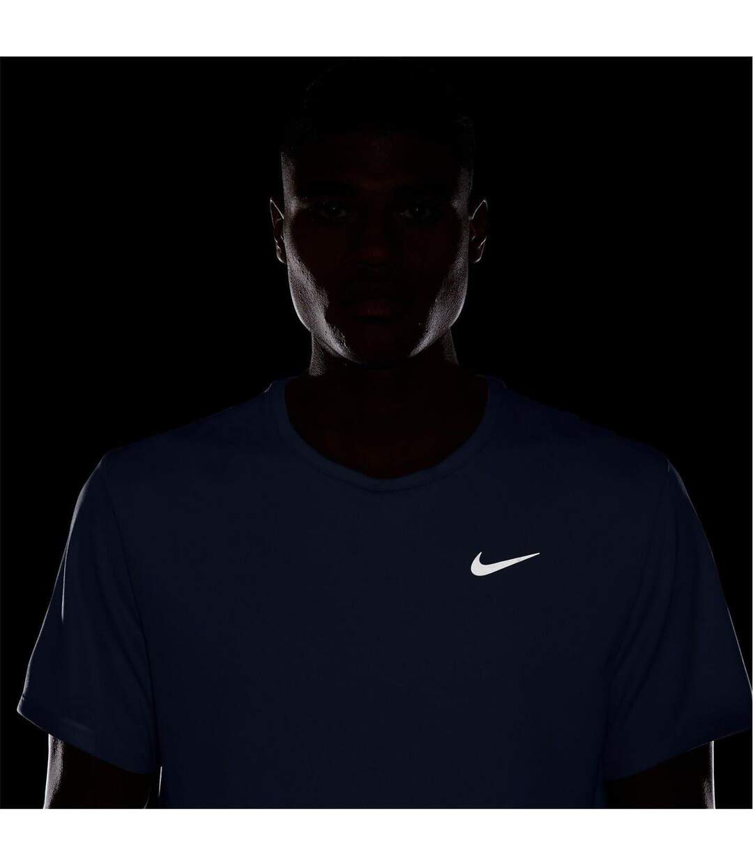 T-shirt Motif/style Swoosh Miler Homme Lavande Nike-4