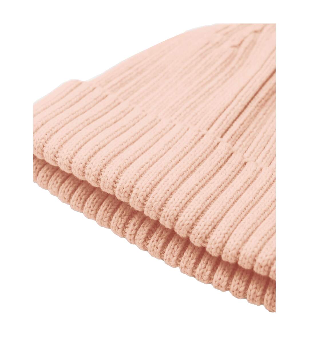 Bonnet en coton bio pour enfants pêche Beechfield-3